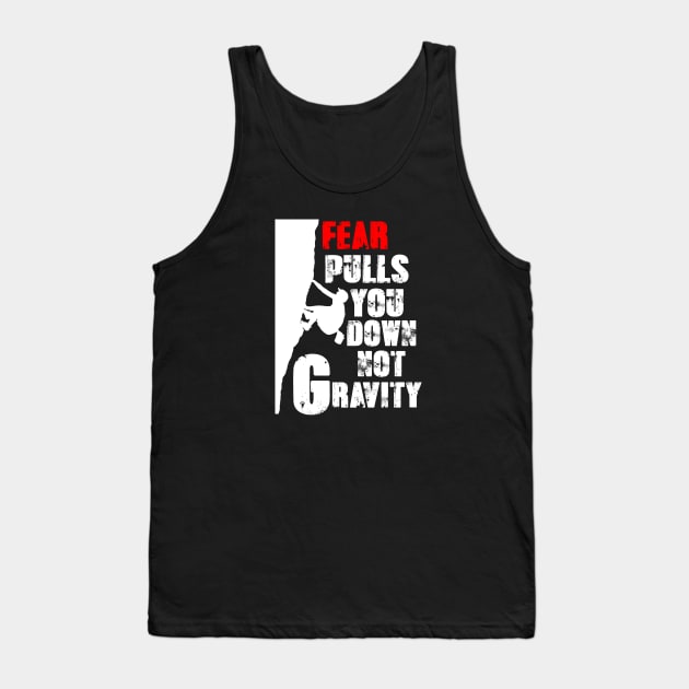 Rock Climber Men Women Gift Tank Top by lateefo